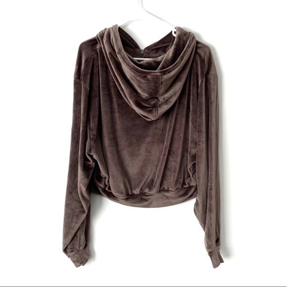 Set SKIMS Amethyst Brown Velour Track Jacket Jogger 2XL - Picture 8 of 13